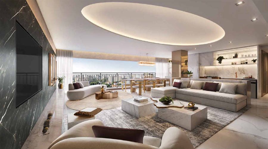 Petra Brooklin – Living 162m²